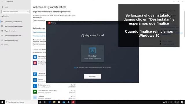 ❌ DESINSTALAR AVIRA ANTIVIRUS Windows 10 PC смотреть онлайн