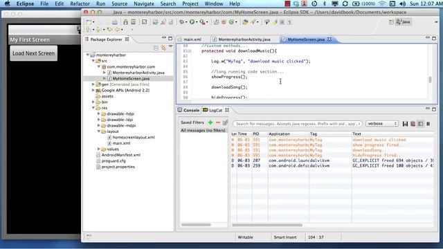 Android Learning Path: Lesson 6, Tracking Events смотреть онлайн