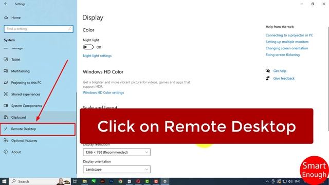 How to Enable Remote Desktop in Windows 10? смотреть онлайн