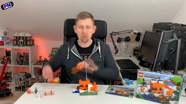 Kuschel Fuchs. Sorry aber bei MineCraft macht LEGO alles richtig! Fuchs-Lodge 21178 Review +Unboxin смотреть онлайн