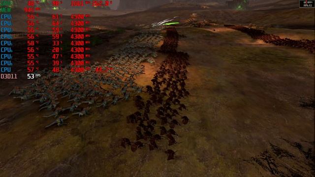 Total War: WARHAMMER dx11 2k,1440p benchmark rx vega 64 liquid смотреть онлайн