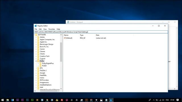 How to fix whscript on windows 10, [Windows Script Host access is disabled on this machine] смотреть онлайн