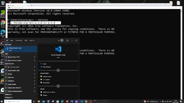 How to download and install C with MinGW compiler and run first C program in windows 10/11 tutorial смотреть онлайн