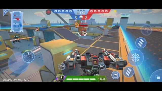 Gatecrasher Minigun 16 - Mech Arena - New Weapon смотреть онлайн