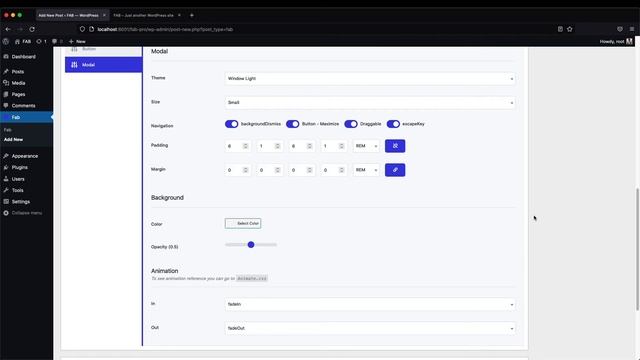 How to change Modal Template Window Light in WordPress Floating Awesome Button смотреть онлайн