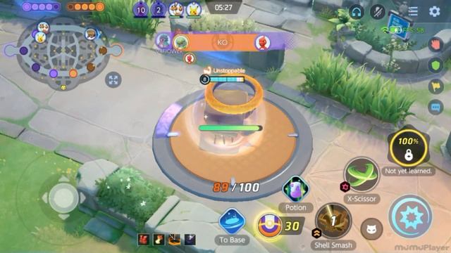 Hasil Screen Recording Langsung di Emulator Android MuMu Player X - Gameplay Pokemon Unite Full HD! смотреть онлайн
