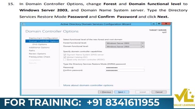 LAB 6 INSTALLING ACTIVE DIRECTORY IN WINDOWS 2012 SERVER | HARDWARE AND NETWORKING VIDEOS смотреть онлайн
