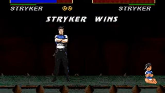 Mortal Kombat 3 - SNES - Stryker - Babality смотреть онлайн