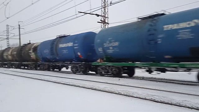 Товарняк по встречке. 22 января 2021 г. смотреть онлайн