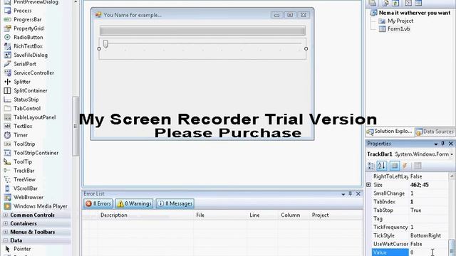 How to use a progressbar and a trackbar in vb 2008 смотреть онлайн