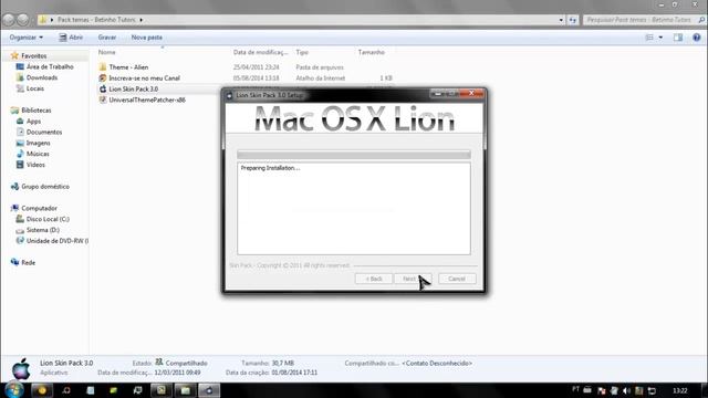 Como deixar Windows 7 com aparência do Imac/Apple - 2014 смотреть онлайн