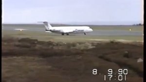 Knock Airport 1990. Ryanair BAC 111.