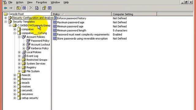 Security Templates in Windows Server 2003 смотреть онлайн