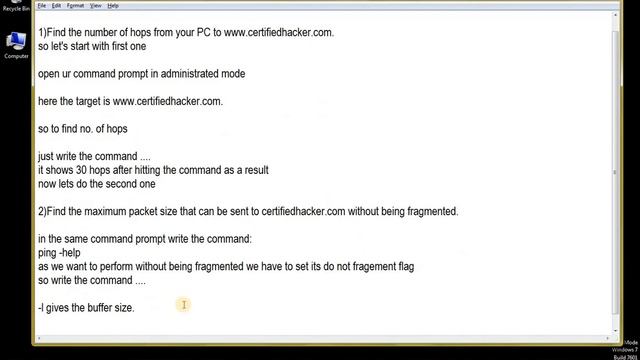 Ethical Hacking - Footprinting ( Traceroute) смотреть онлайн