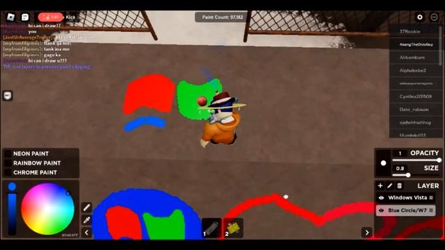 Drawing Windows Vista and 7 logo on Spray Paint. смотреть онлайн