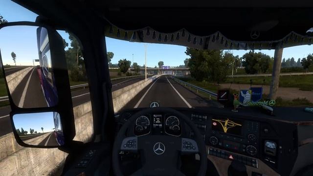 Euro Truck Simulator 2 Multiplayer | TruckersMP | Mercedes Benz Full смотреть онлайн