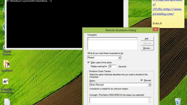Shutdown any computer by cmd and not using any software смотреть онлайн