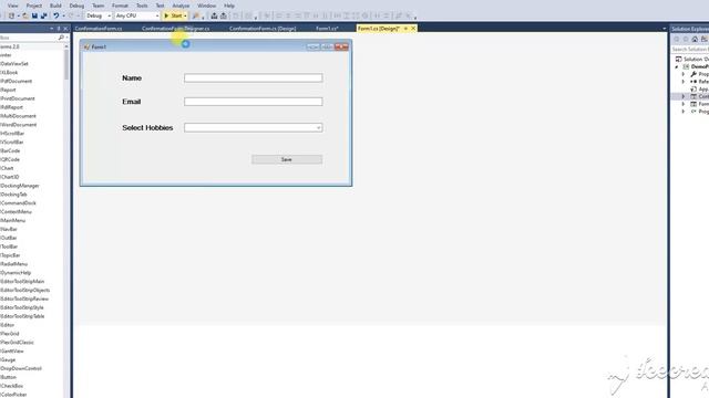 How to pass data one form to another in Windows Form смотреть онлайн