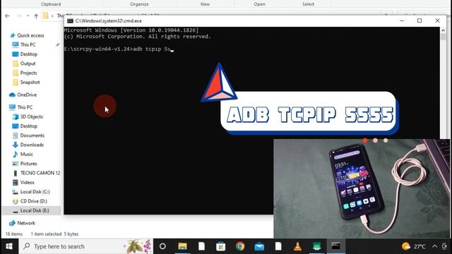 How To Wirelessly Mirror Your Android Screen To Pc - SCRCPY