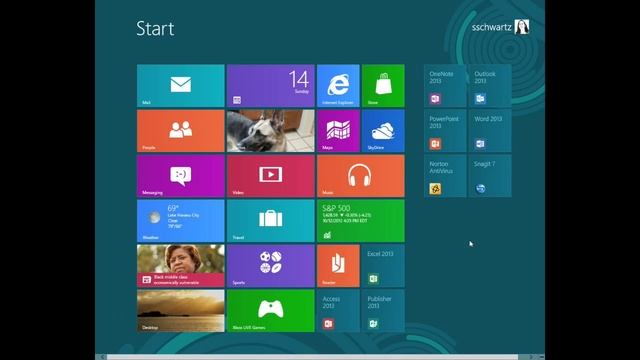 How to Touring the Interface in Windows 8 смотреть онлайн