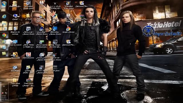 Tokio Hotel 2012 Tema Windows 7 Orange (para mis suscriptores)3D смотреть онлайн