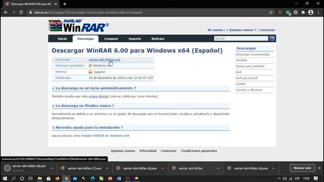 Investigación sobre un utilitario de PC: WINRAR смотреть онлайн