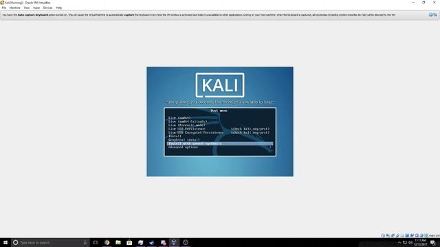 Kali Live Boot Grub смотреть онлайн