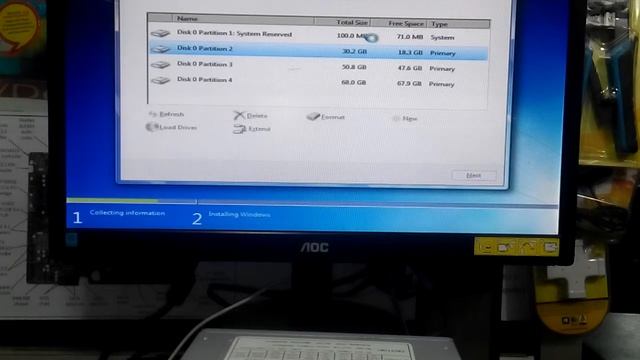 Hard Disk Partitioning While installing Windows смотреть онлайн
