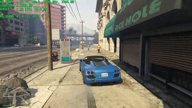 Grand Theft Auto V: Ryzen 5 1600 | RX 480 | Benchmark (1080p60FPS) смотреть онлайн