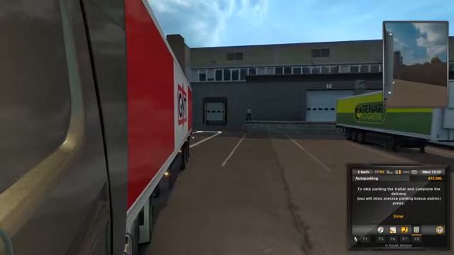 ETS2 Parking Scania R500 смотреть онлайн
