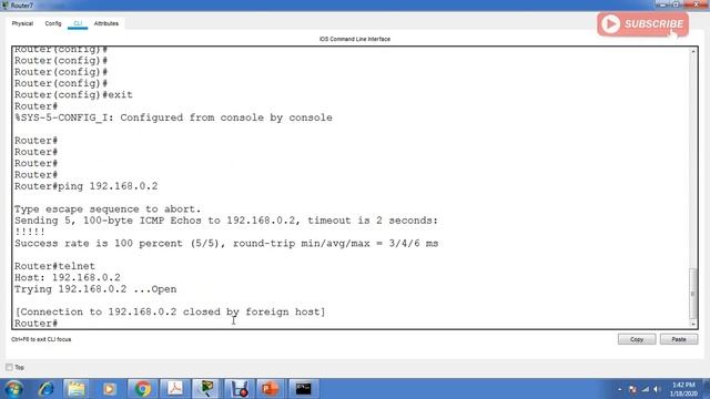 Lesson 29 - Router पर Telnet कैसे Configure करते है, Telnet क्या है ? смотреть онлайн