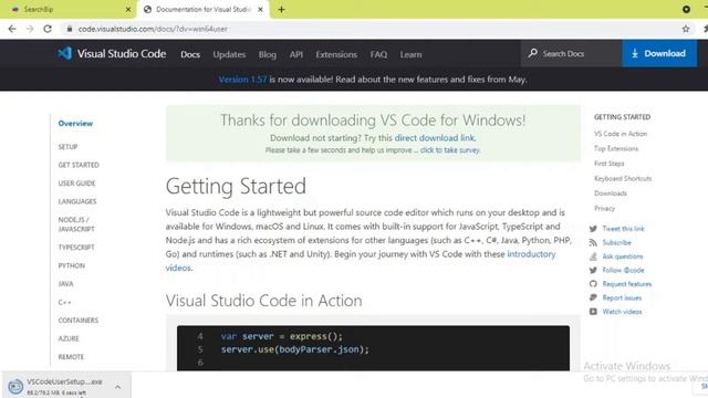 How To Download And Install Visual Studio Code Linux, macOS, and Windows. смотреть онлайн