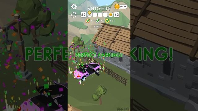 Car Flip: Parking Heroes - Epic High Speed Car Jumps Android-iOS Stage 1-5 Gameplay смотреть онлайн