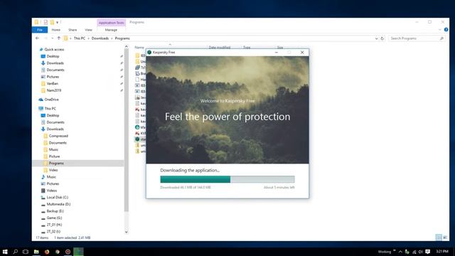 Kaspersky Free Antivirus 2019 - to help you protect your PC from a range of digital dangers. смотреть онлайн