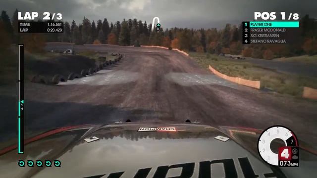 Dirt 3 PC Daggerbah races Hardest difficulty Logitech Driving force GT смотреть онлайн