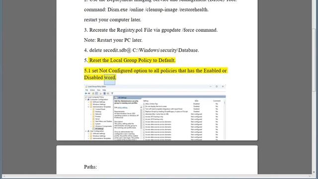 Repair/Fix Corrupted Local Group Policy in Windows 11 смотреть онлайн