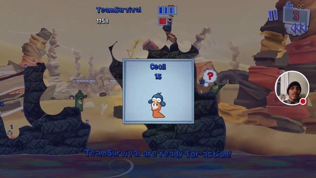 WORMS 3 GAMEPLAY PT1 смотреть онлайн