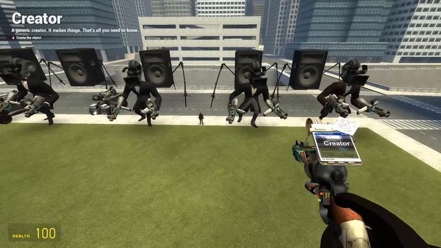 NEW UPGRADED CORRUPTED TITAN SPEAKERMAN VS ALL CAMERAMAN AND TV MAN BOSSES In Garry's Mod!