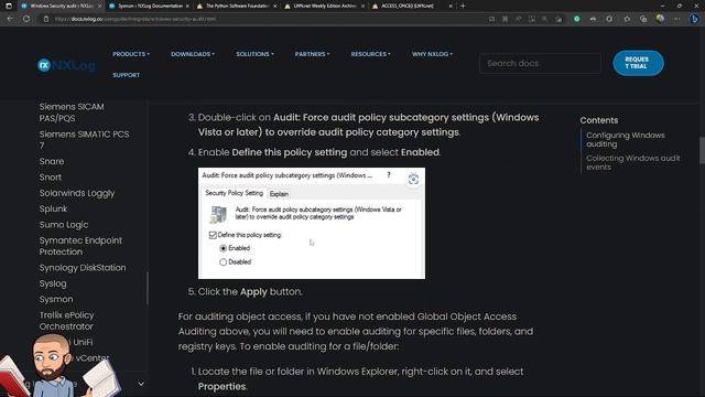 NXLog Windows Security Audit смотреть онлайн