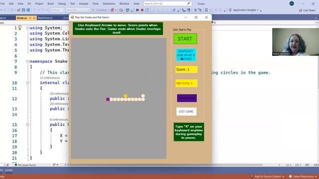 C# Final Semester Project Snake And Rat Blockade Style Game смотреть онлайн