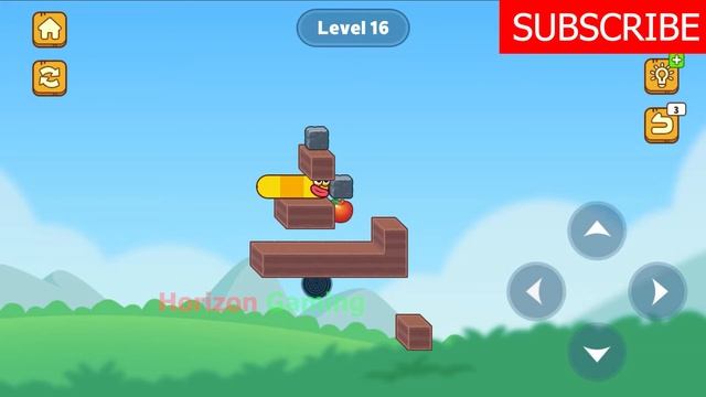 Hungry Worm - Greedy Worm LEVEL 16 - Gameplay Walkthrough Android IOS