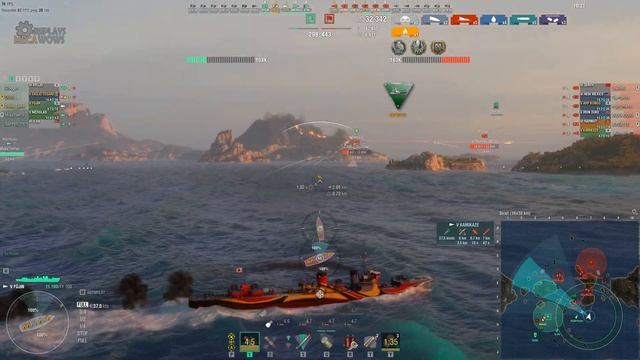 SUPER REDORD!! Fujin 11 Kills & 119k Damage | World of Warships Gameplay смотреть онлайн