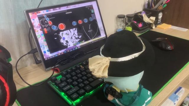 Koishi playing osu!taiko смотреть онлайн