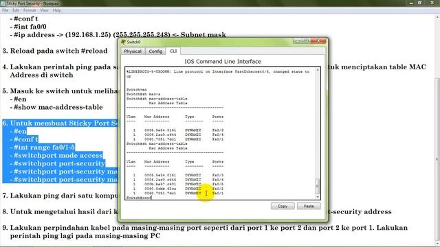 Configure Sticky Port Security on Switch смотреть онлайн