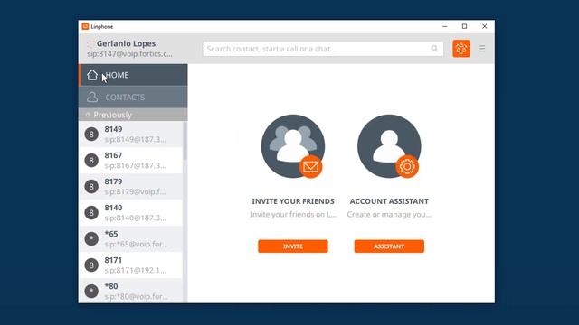 Configurando Linphone em seu PC смотреть онлайн