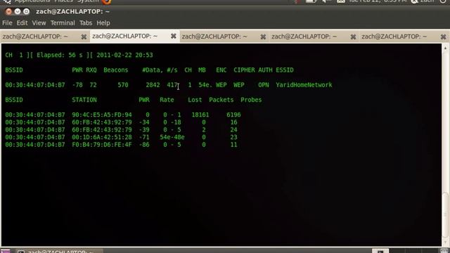 Simple WEP Crack Ubuntu 10.04 Aircrack смотреть онлайн