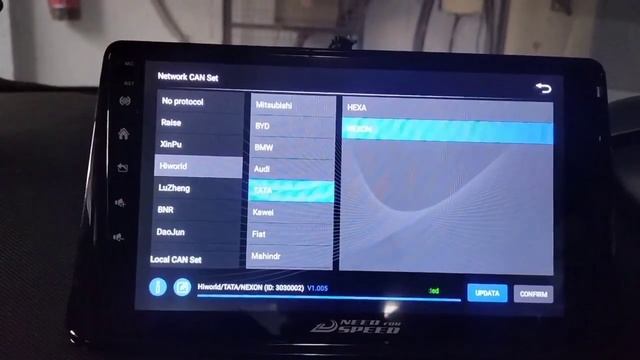 Installation of Android Car infotainment system with canbus in Tata Nexon with wiring смотреть онлайн