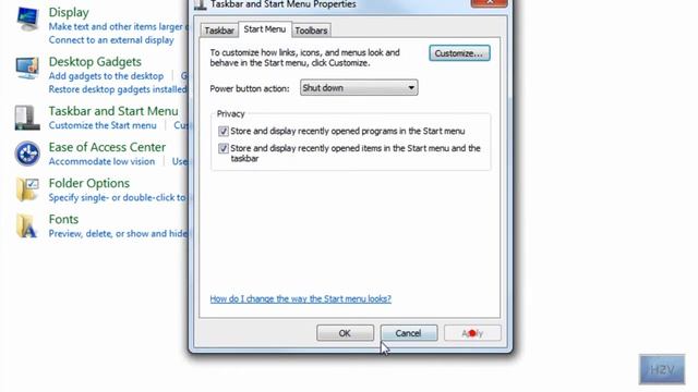 How to customize the start menu on Windows 7 смотреть онлайн