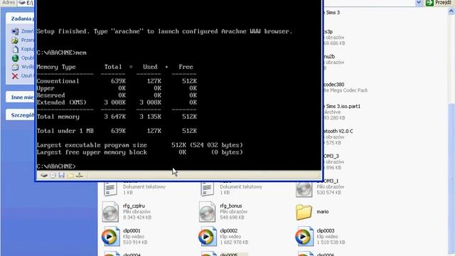 How preparing Arachne web browser in Microsoft Virtual PC 2004 on MS-DOS part 6 last смотреть онлайн