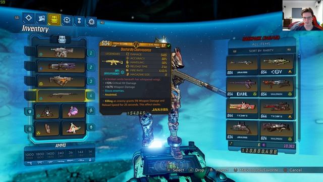 Borderlands 3 - Level 57 Legendary Clairvoyance Weapon In Action + First Impressions смотреть онлайн